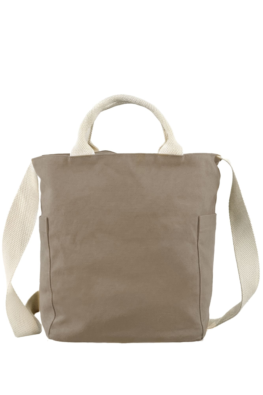 GB- Shoulder Bag Canvas dove grey