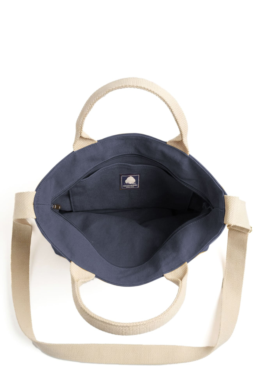GB- Shoulder Bag Canvas navy blue