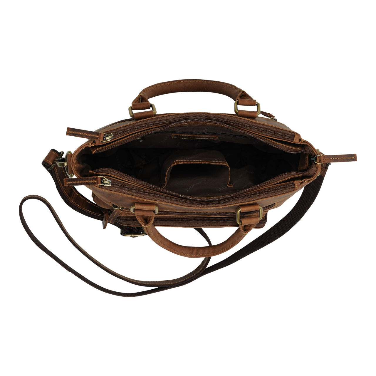 Vintage Umhängetasche 3Zips