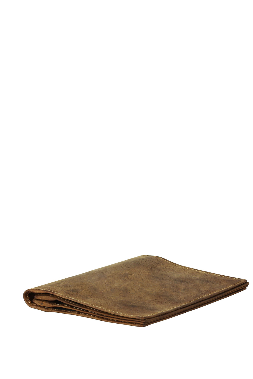 Vintage Ausweismappe 4tlg. Hirsch brown Leder