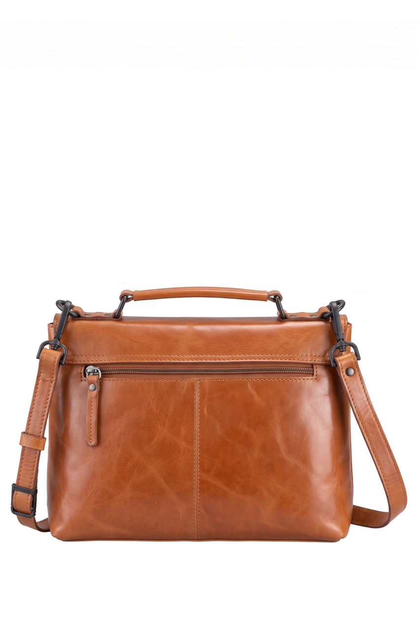 Newport Grifftasche caramel