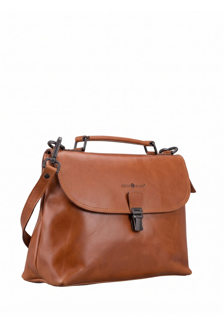 Newport Grifftasche caramel