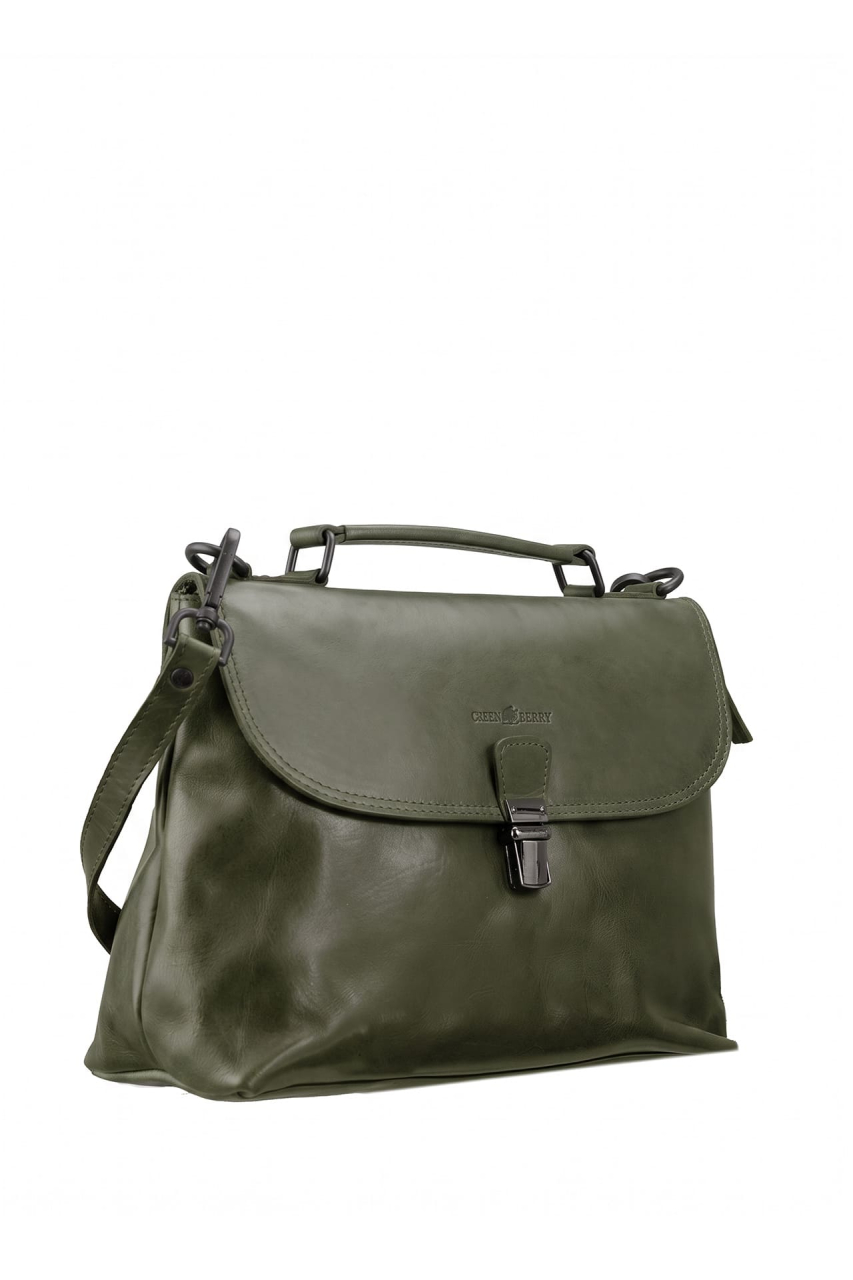 Newport Grifftasche british green