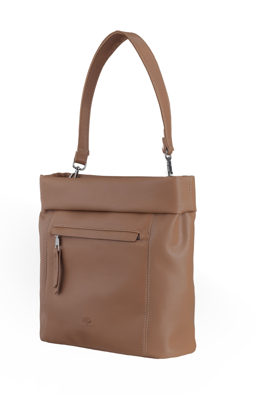 Valenciana Schultertasche cafe