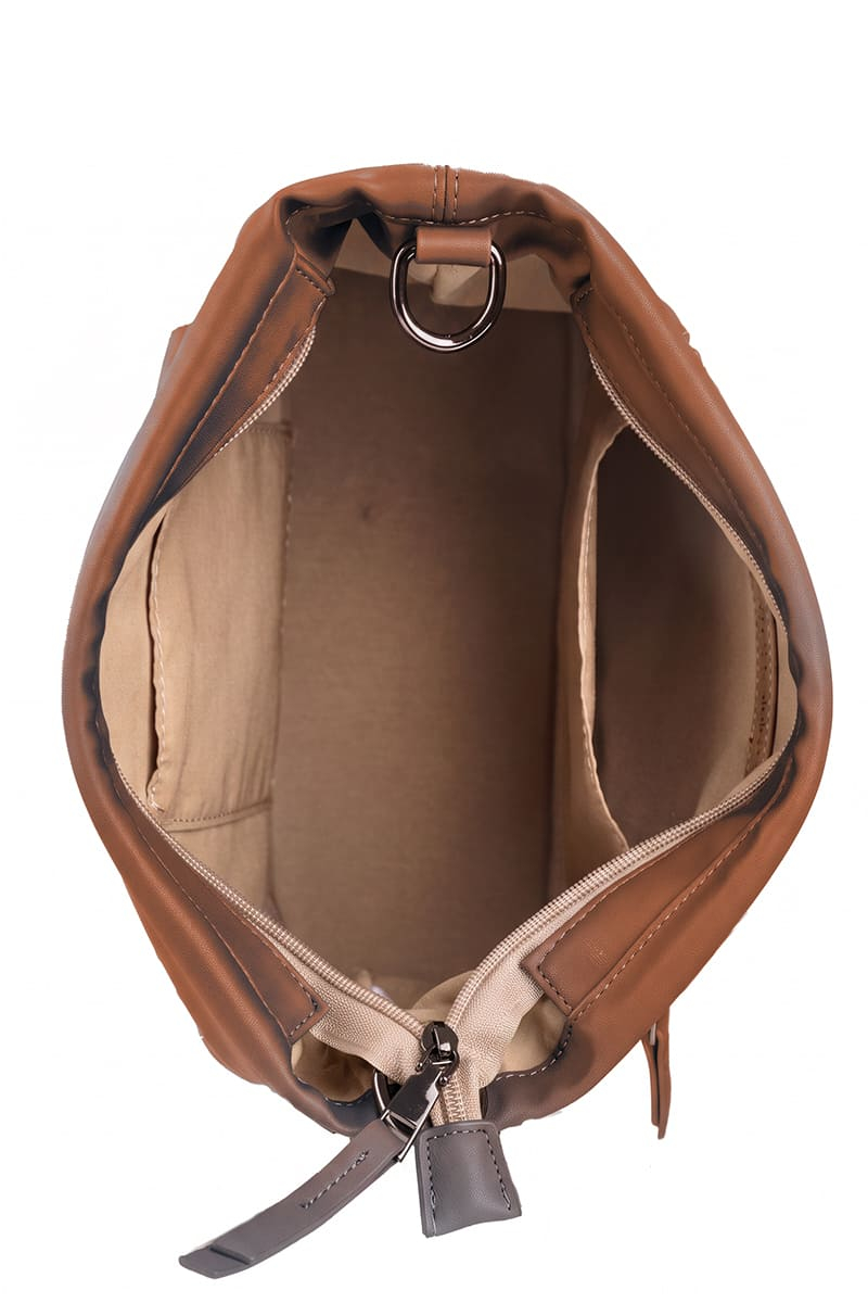 Valenciana Schultertasche nussbraun
