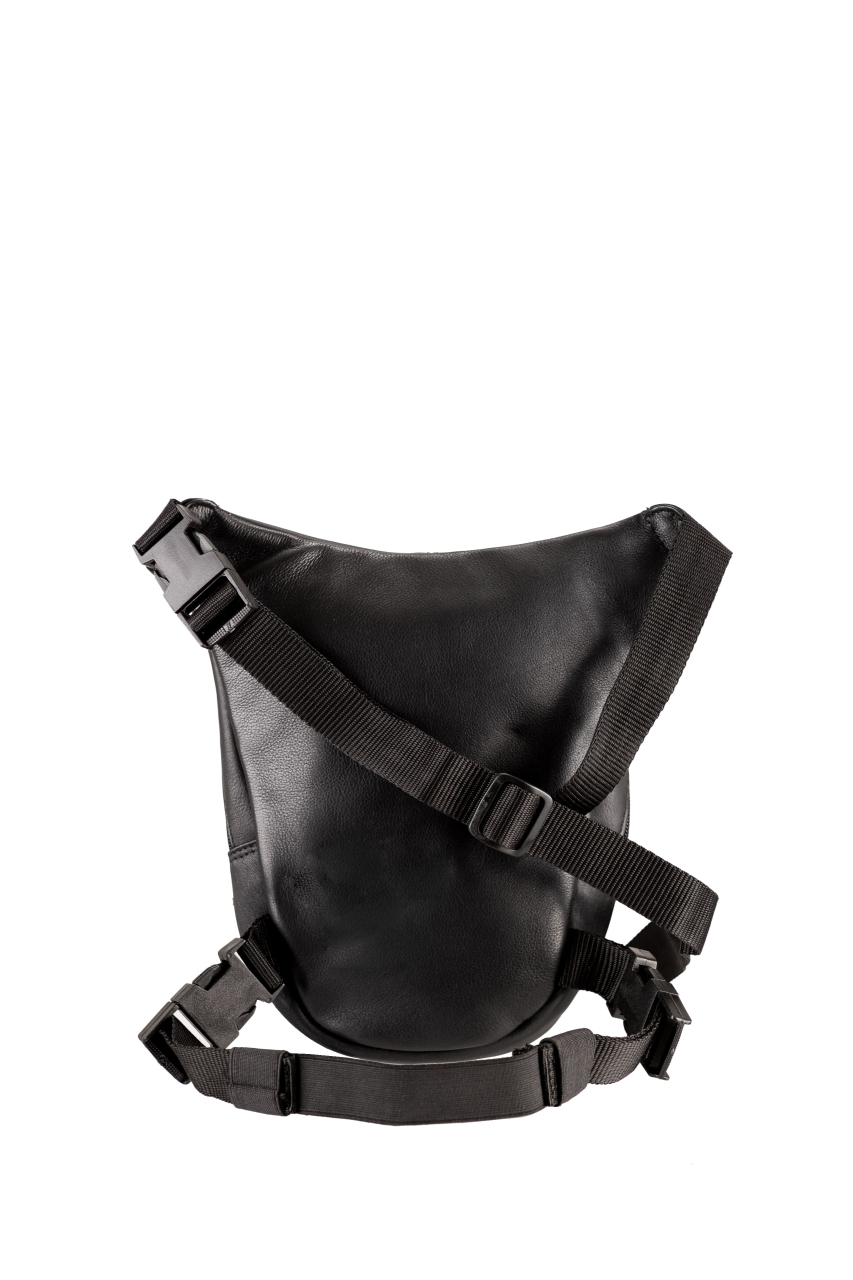 Vintage Biker-Legbag Leder