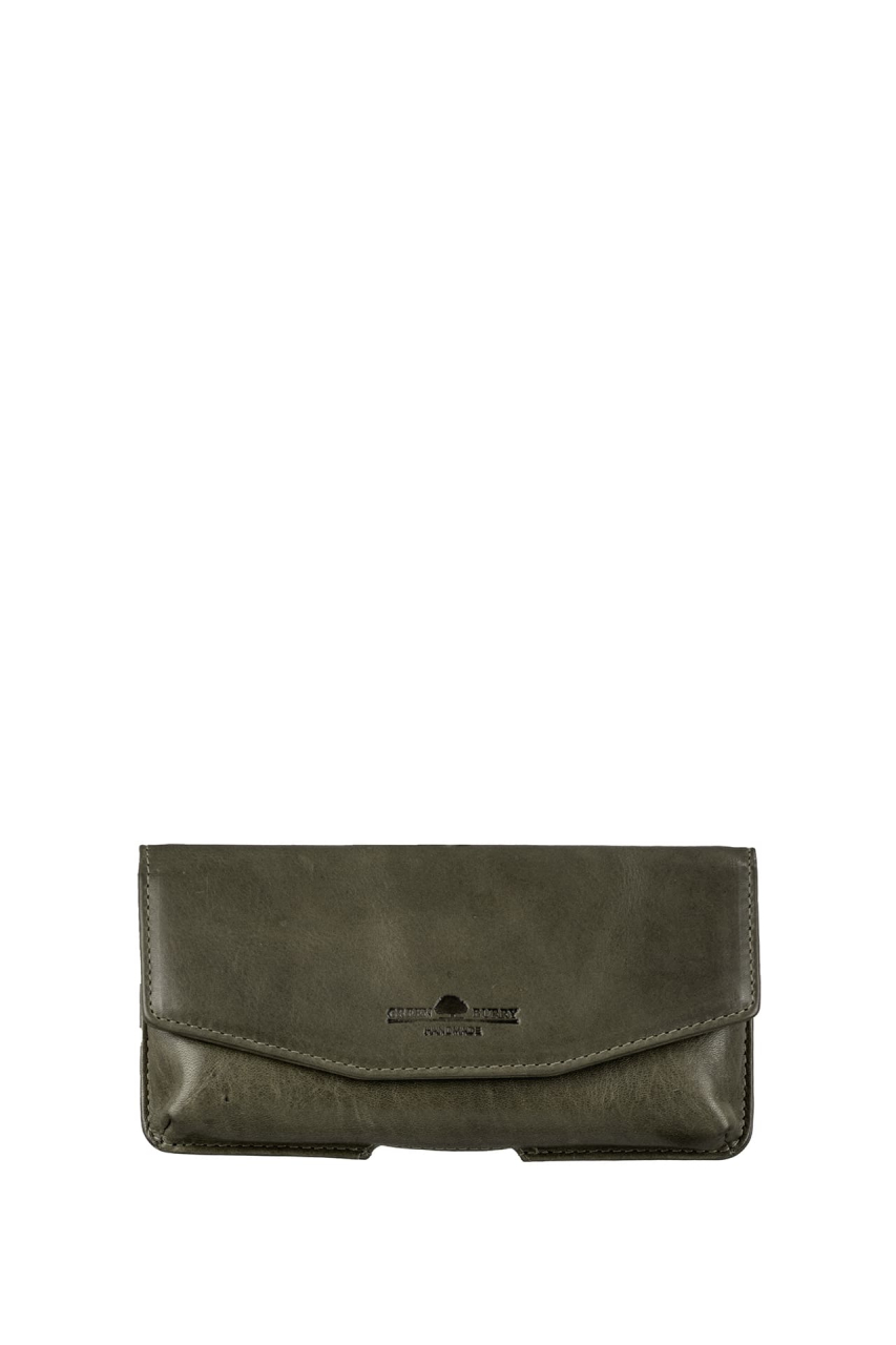 Newport Brillen/Handyetuie british-green