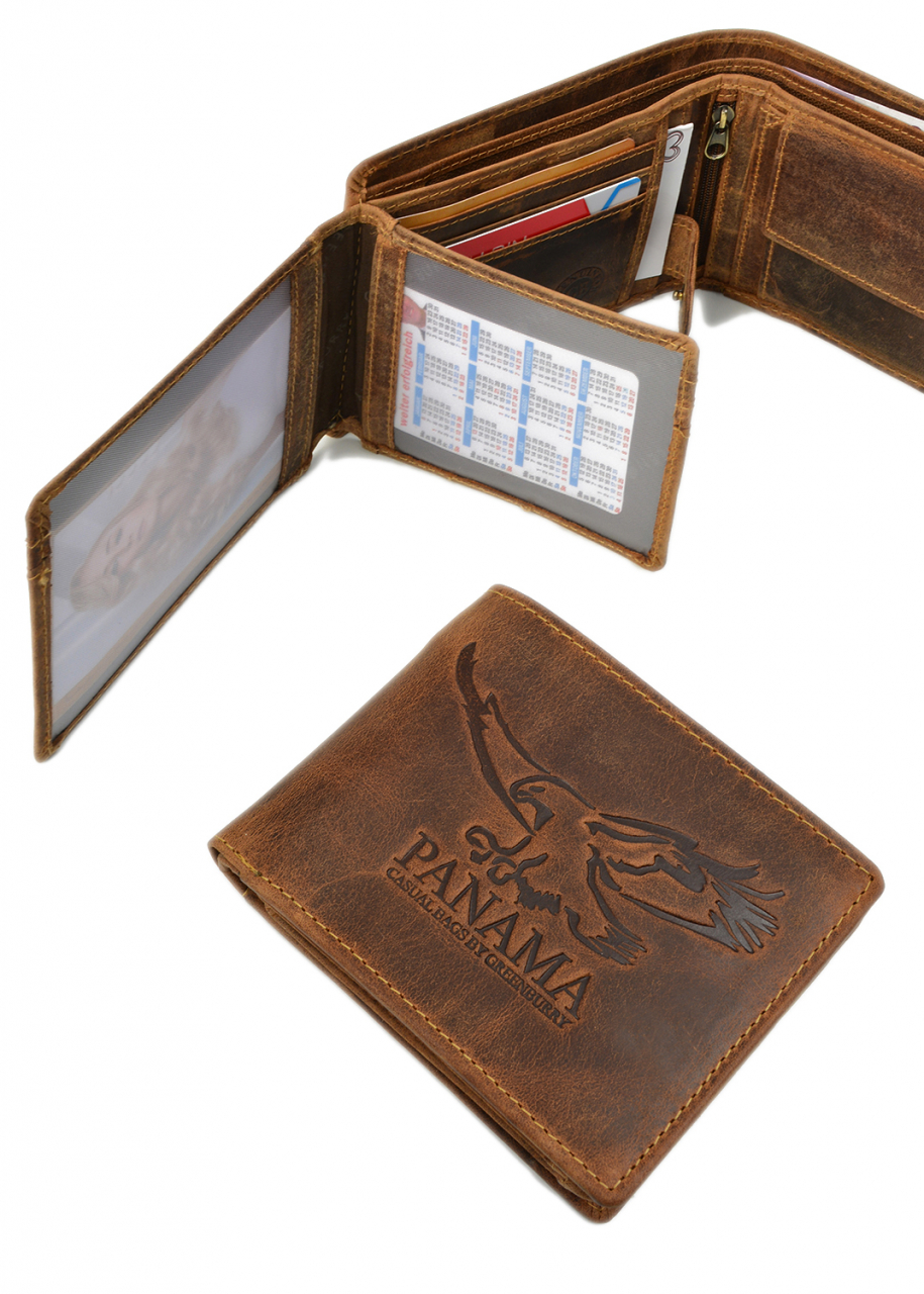 Vintage Scheintasche Save brown Leder