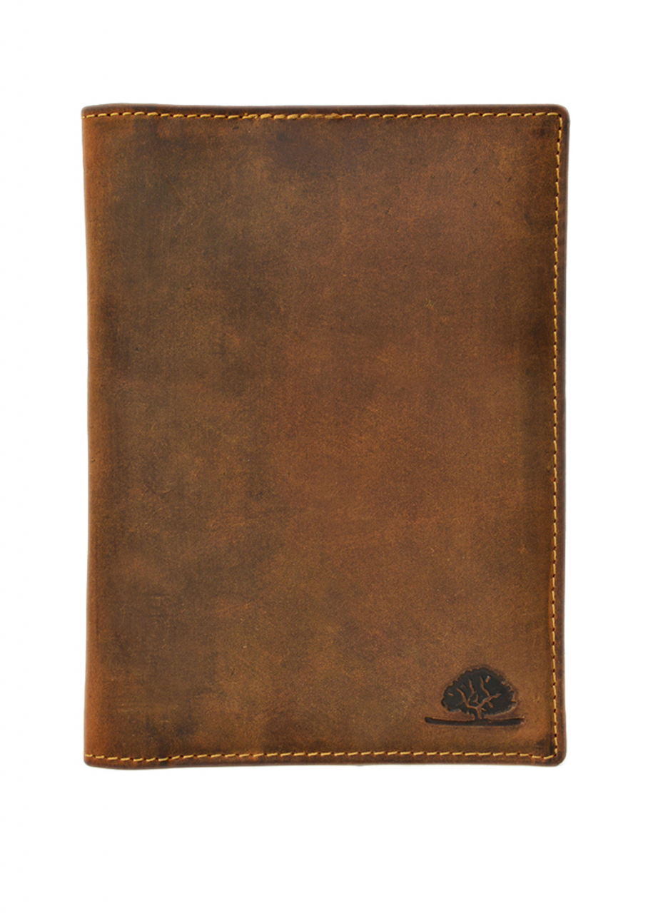 Vintage Ausweismappe brown Leder