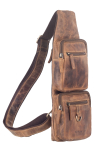 Vintage-Leder CrossOver BAG I braun
