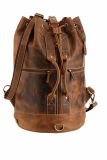 Vintage Seasack Rucksack Leder