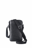 Pure Black Mobil-Shoulderbag, schwarz