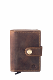 Vintage original RFID card slider box brown