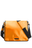 Upcycled Messenger aus Tarpaulin orange/black