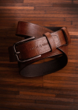 GB-Buff Full Grain Belt brown 95 cm