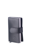 Royal Nappa RFID card slider zip silver