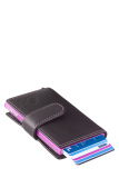 Royal Nappa RFID card slider zip fuchsia