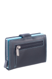 Royal Nappa RFID card slider zip turquoise