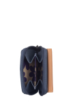 DUETT  RV- Minibörse  grey blue/tan RFID