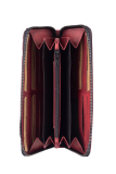 Destressed RV-Damenbörse RFID deep red
