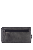 Destressed RV-Damenbörse RFID silver grey