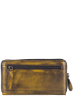 Destressed RV-Damenbörse RFID dirty yellow