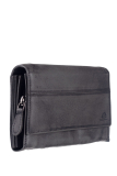 Destressed Damen Langbörse RFID silver grey