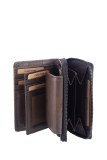 Destressed RV-Damenbörse RFID teak brown