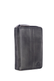 Destressed RV-Damenbörse RFID silver grey