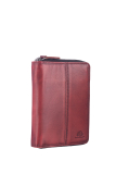 Destressed Kartenbörse RFID deep red