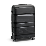 4-Rollen-Trolley schwarz 102 l