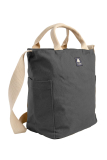GB- Shoulder Bag Canvas graphite