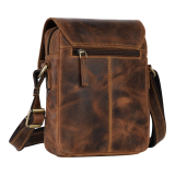 Vintage  Revolver Bag small Rindleder