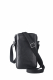Pure Black Mobil-Shoulderbag, schwarz