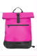 Upcycled Rucksack aus Tarpaulin fuchsia/black