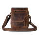 Vintage  Revolver Bag small Rindleder