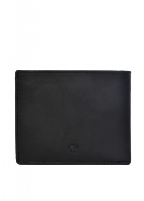 Vintage RFID Scheintasche 2tlg. black Leder