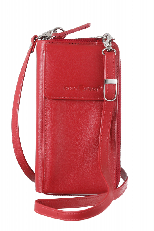 Nappa Mobil/Börse/Bag RFID Leder rot
