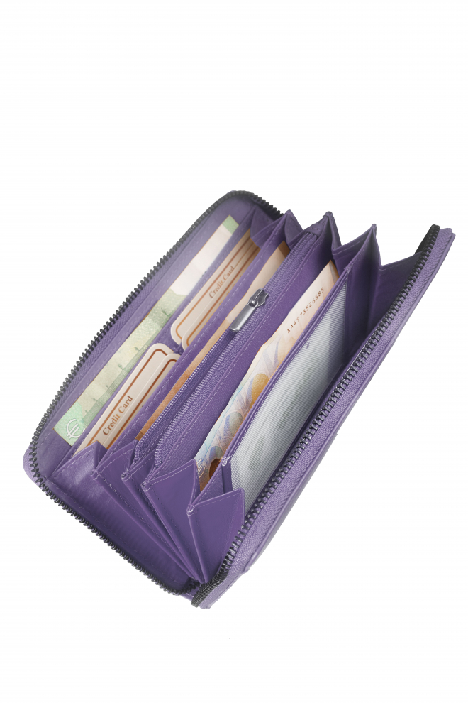 Spongy RV-Damenbörse purple