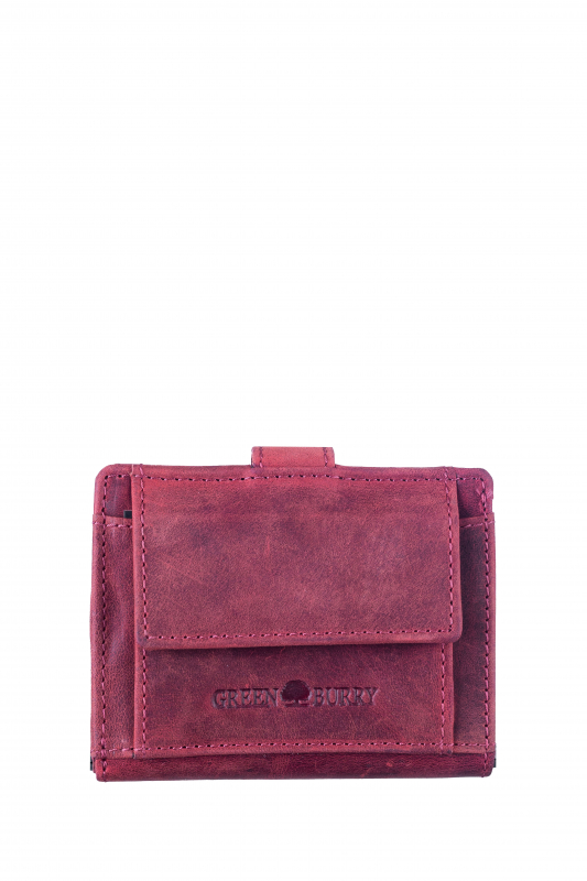 Vintage original RFID card slider coin rusty red