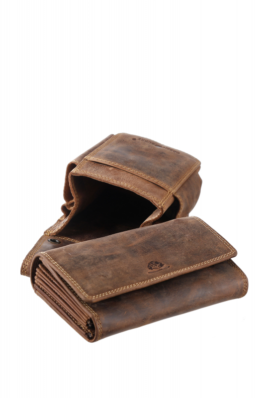 Vintage Kellnerbörse + Tasche extra strong Leder