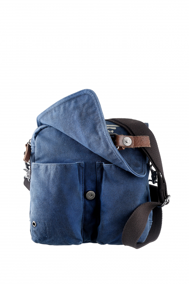 Vintage Aviator Shoulderbag (S) blue edition