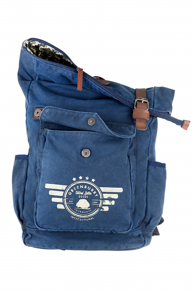 Vintage Aviator Backpack  blue edition