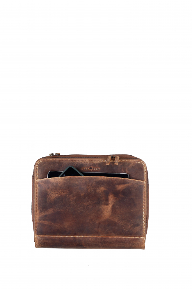 Vintage Manager Dokumappe/Laptop Leder brown