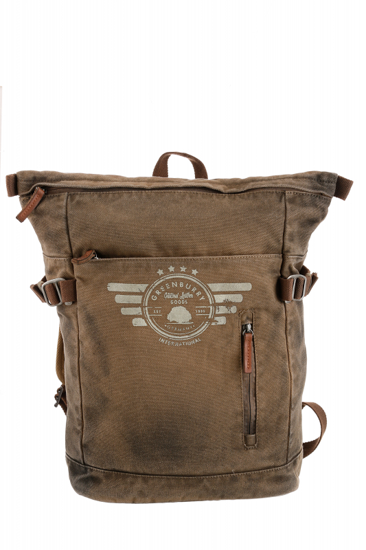 Vintage Aviator Kurierrucksack khaki