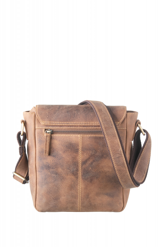 Vintage Revolver Bag small Farbe brown