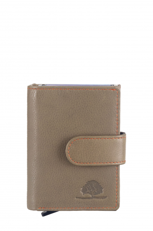 Kings Nappa RFID card slider XL coin grape green