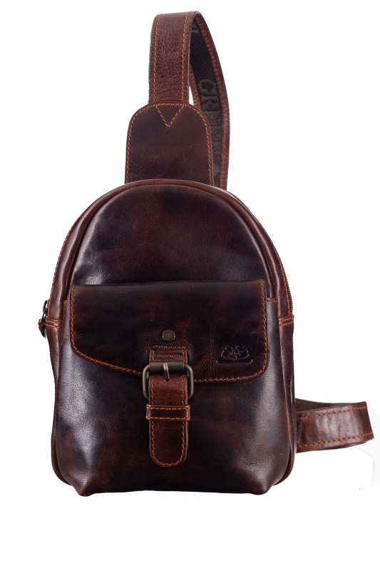 Rugged Body-Crossover Bag II. teak brown