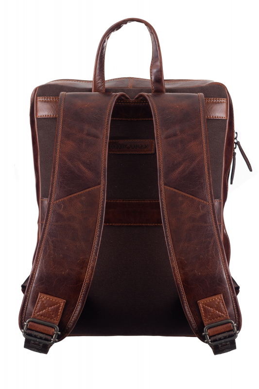 Rugged Business Backpack teak brown