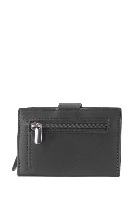 Royal Nappa RFID card slider zip silver